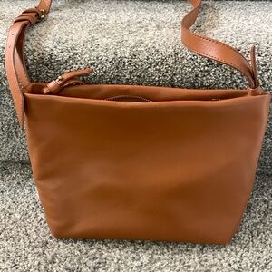 Tan J Crew Shoulder Bag